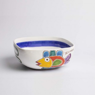 Salad Bowl Folk Fish CTQ22PE Salad Bowl Folk Fish CTQ22PE